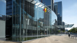 ATP Ejendomme har solgt kontorejendommen North Galaxy i Bruxelles til det koreanske investeringsselskab KB Securities for 4,5 milliarder kroner. Foto: PR.