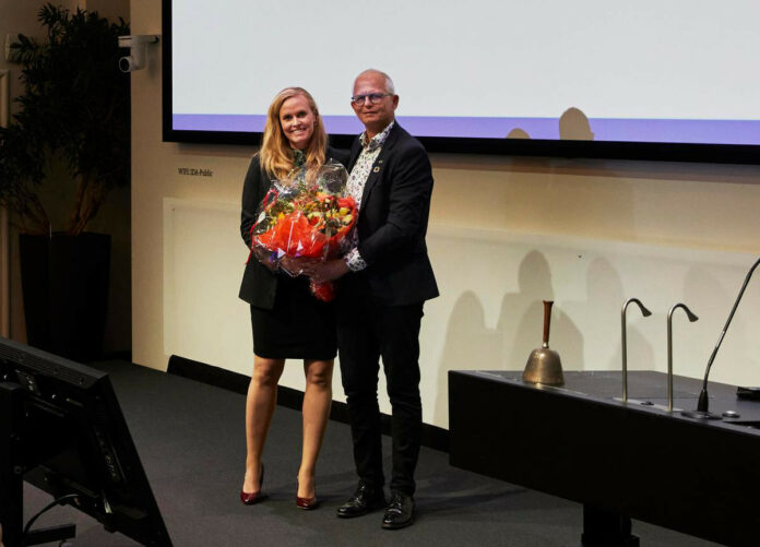 Laura Klitgaard er valgt som ny formand for Ingeniørforeningen, IDA, hvor hun afløser Thomas Damkjær Petersen. Foto: PR.