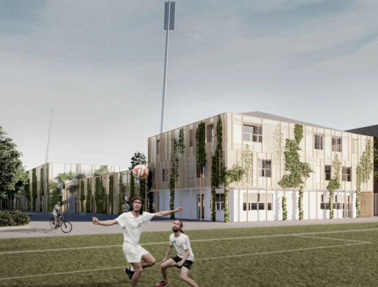 Som en del af stadionprojektet i Lyngby bliver klubhuset renoveret gennemgribende.
