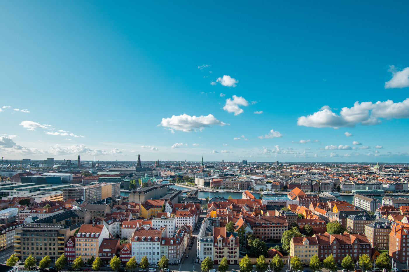 København fra luften. Foto: Pixabay.