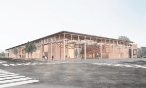 Cubo Arkitekter og Danø Arkitekturhar tegnet håndværkskollegiet i Horsens. Det opføres af Nordstern i totalentreprise.