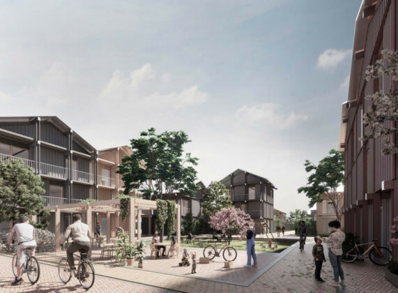 Ny bydel med 740 boliger i Hastrup i Køge.