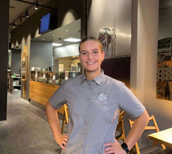 Maja Kristiansen, restaurantchef på Sunset Boulevard på Loftbrovej i Nørresundby. Foto: PR.