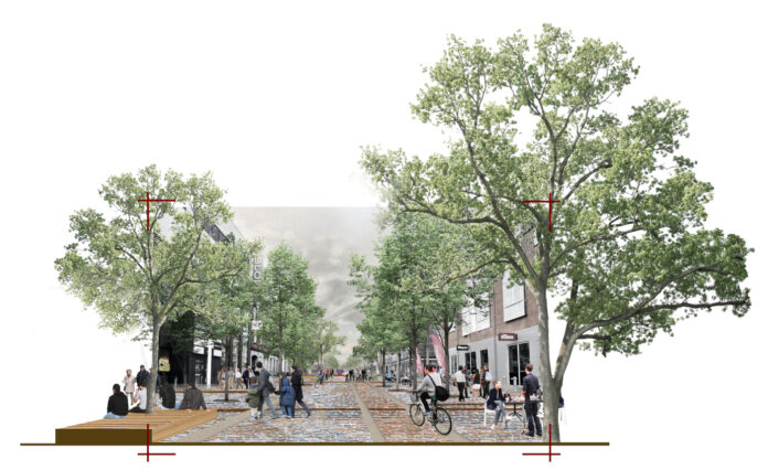 Plan for Adelgade i Skanderborg offentliggjort. Visualisering: Lytt Arkitekter.