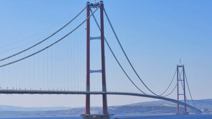 1915 Çanakkale-broen åbnede i marts 2022. Foto: WikiMedia.