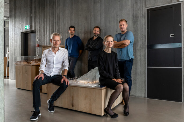 Partnergruppen i Aart. Fra venstre: Torben Skovbjerg, Mads Nygaard, Anders Strange, Nanna Flintholm og Anders Tyrrestrup. Foto: PR.
