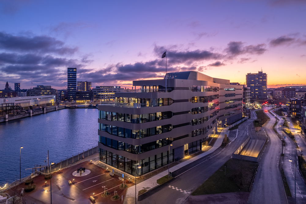 DFDS’ kontor, Nordhavn, København. Kilde: PLH Arkitekter. Foto: Emil Lund Pedersen.