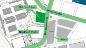 Byggeri af parkeringshus ved Nordhavn Plads sættes i gang.