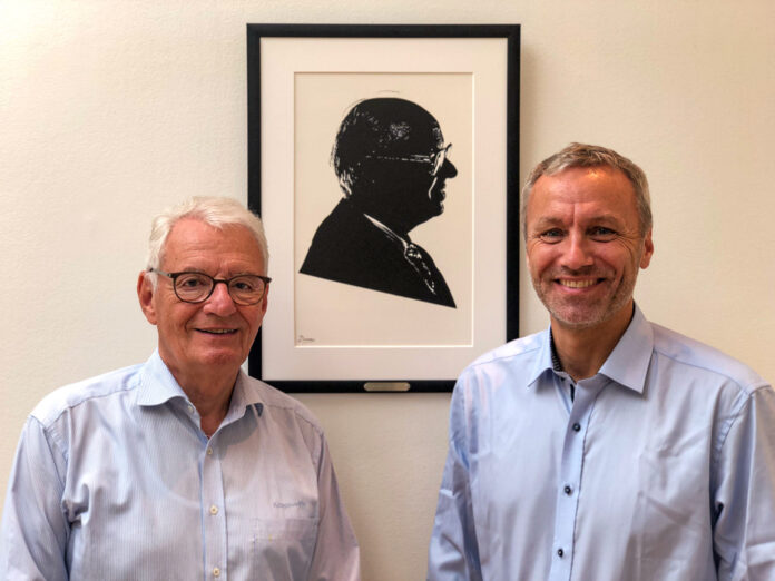 Jørgen Enggaard (til venstre) og direktør Asger Enggaard, A. Enggaard. Foto: PR.